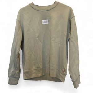 Levi's Men's Light Sage Green Crewneck Sweatshirt Small
